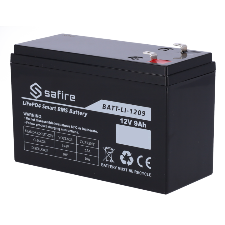 SAFIRE BATT-LI-1209 Batterie Li-ion 12V Powerbank