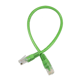 Kabel zasilający SAFIRE UTP1-03GN w zielonej osłonie, 1m