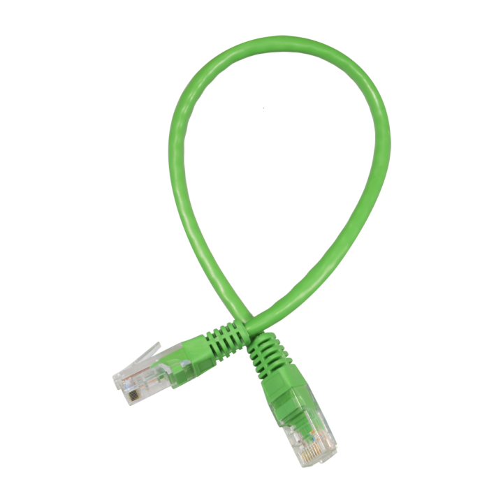 Kabel zasilający SAFIRE UTP1-03GN w zielonej osłonie, 1m