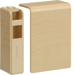 Hager SL200556D3 Embout pour goulotte de câbles, 56 x 56 mm, gris