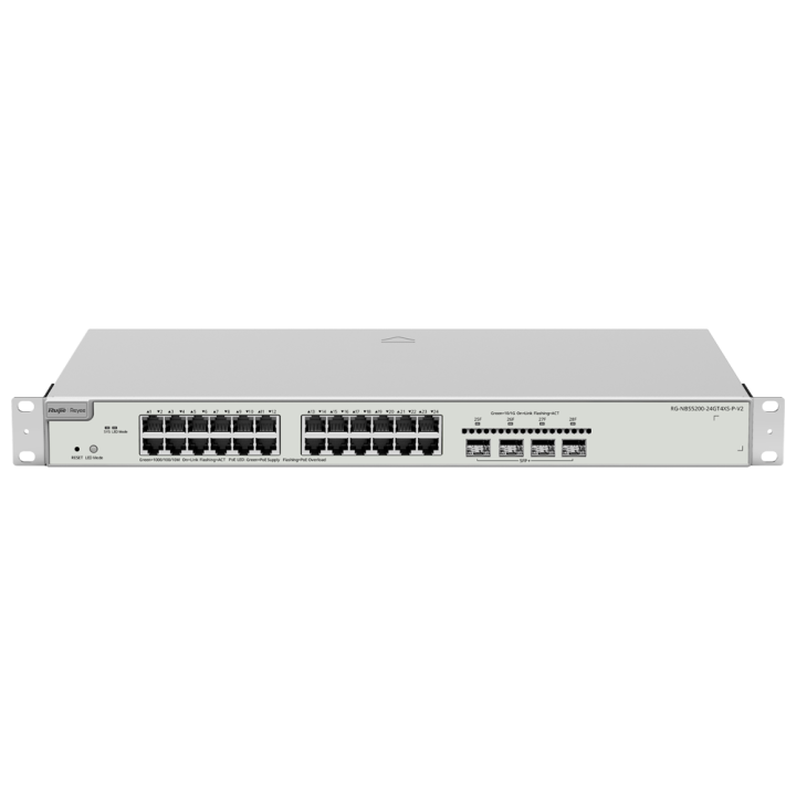 REYEE RG-NBS5200-24GT4XS-P-V2 Managed PoE+ Switch