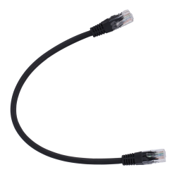 SAFIRE UTP6-H-05BK Cat6 U/UTP Patchkabel 0,5m Schwarz