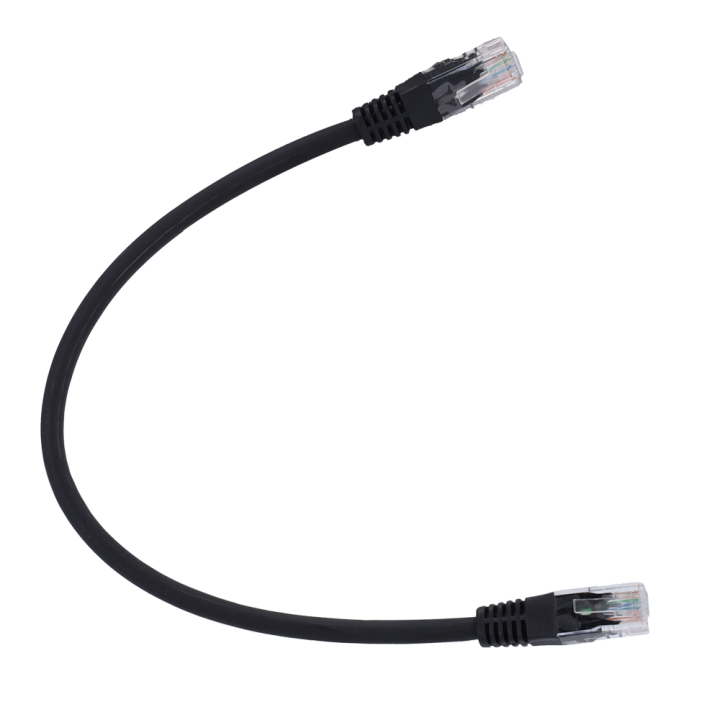 SAFIRE UTP6-H-05BK Cat6 U/UTP Patchkabel 0,5m Schwarz