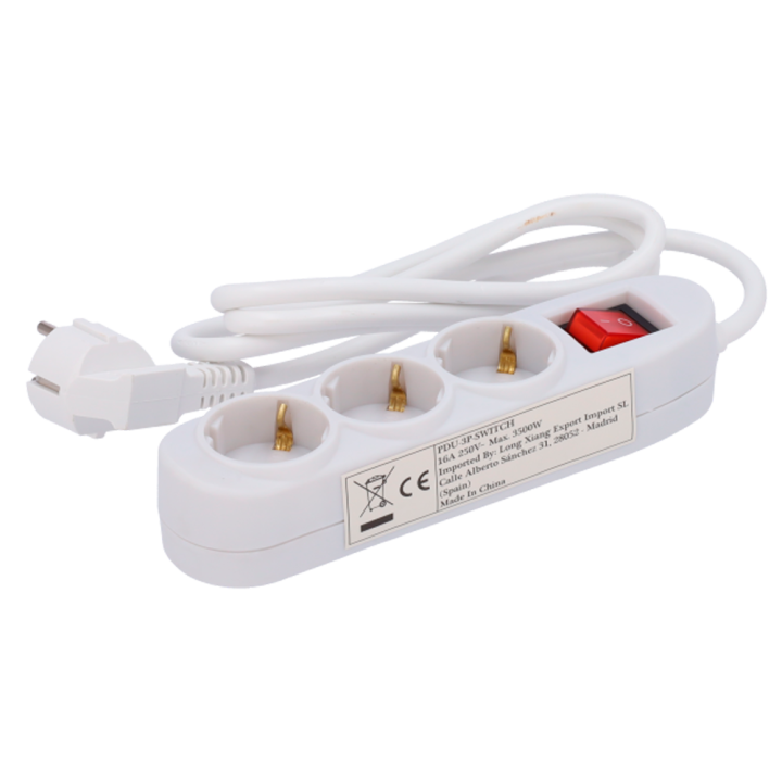 PDU-3P-SWITCH MARCA BLANCA 16A 3P LS-Schalter