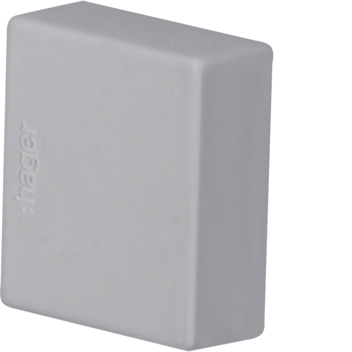 Hager LF1501567030 Embout pour conduit HFR 15x15, gris pierre (10 pièces)