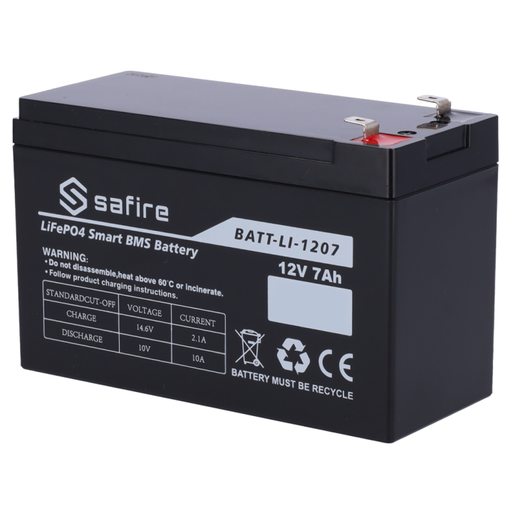 SAFIRE BATT-LI-1207 Batterie 12V Powerbank 8435325499321