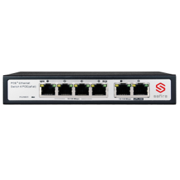 SAFIRE SW0604POE-60W 5-Port Managed PoE Switch 60W