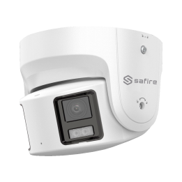 SAFIRE SF-IPT180-4U-AI-PAN 4MP Cámara IP Turret PoE Wi-Fi