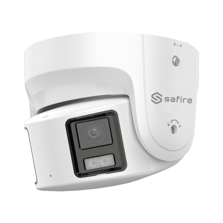 SAFIRE SF-IPT180-4U-AI-PAN 4MP Cámara IP Turret PoE Wi-Fi