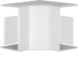 Hager LF3004549011 Coin intérieur pour goulotte LF/LFH 30x45 mm, blanc