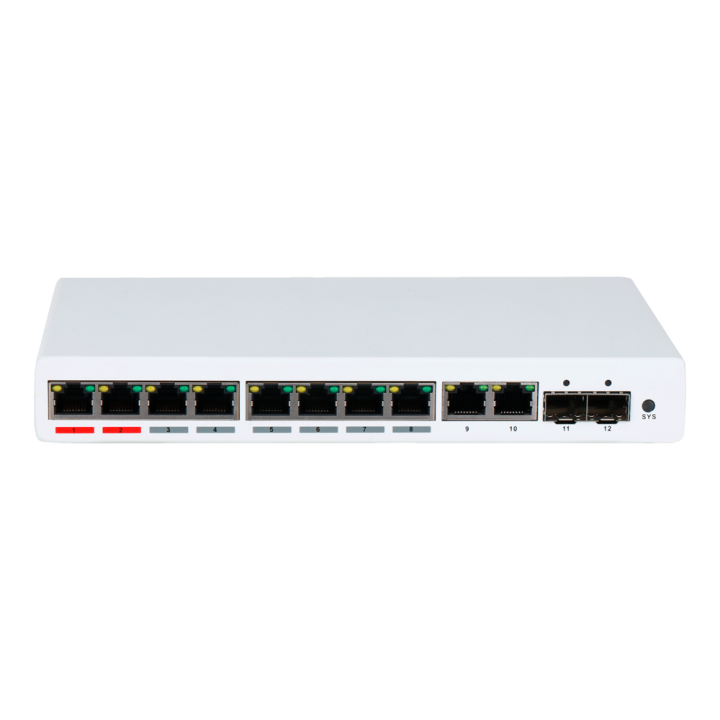X-SECURITY XS-SW1208HIPOE-MGF-96 Switch PoE+ Gestito 12