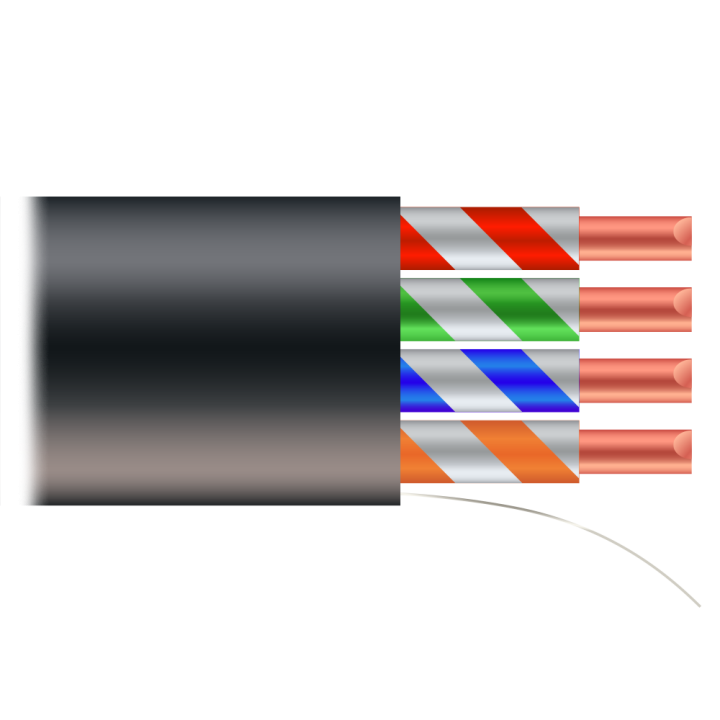 SAFIRE UTP6-500-OUTDOOR-CCA Cat6 Kabel 500 m CCA