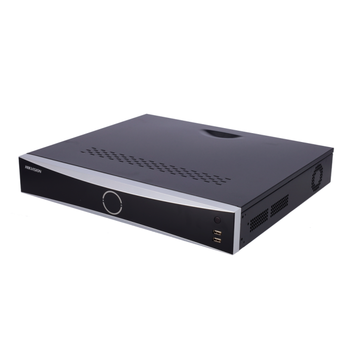 HIKVISION PRO DS-7716NXI-K4/16P 16-Channel NVR with 16 PoE Ports, 12 MP, H.265, AI Analytics