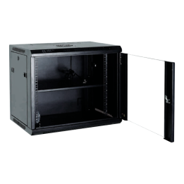 MARCA BLANCA RACK-6UN-6D 19" 6U Wall-Mount Network Rack with Tempered Glass Door
