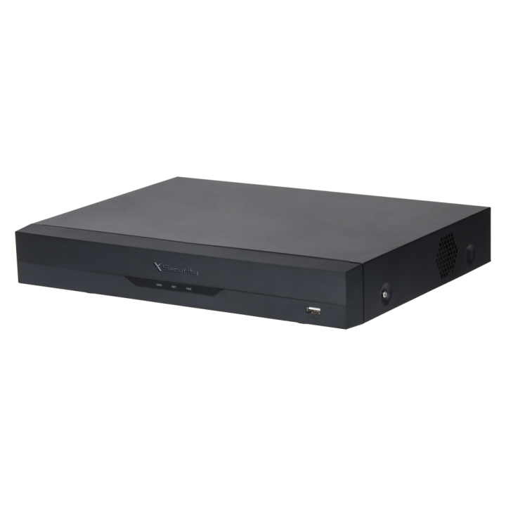 X-SECURITY XS-XVR6104AT-4KL-WIZ 4-Channel Hybrid XVR Recorder, 4K/8MP, 4 Audio Inputs