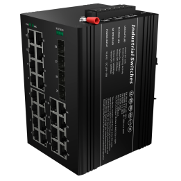 MARCA BLANCA SW2624HIPOE-MGF-360-DIN Managed PoE Switch 21-Port Gigabit DIN Rail