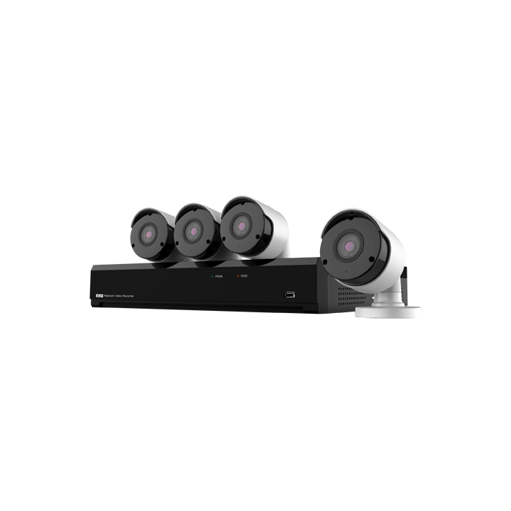 NIVIAN RETAIL NV-KIT41-4CAM-5M-1TB Kit 4 caméras IP 5MP 1To