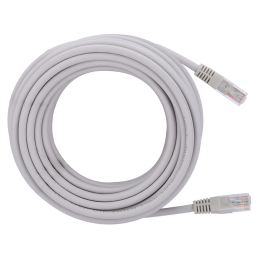 SAFIRE UTP6-H-15W Cat6 Patchkabel 15m Grau RJ45
