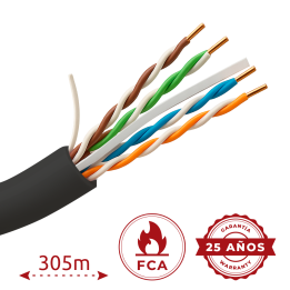 SAFIRE UTP6-305-BC-OUTDOOR Cat6 Außenkabel 305 m