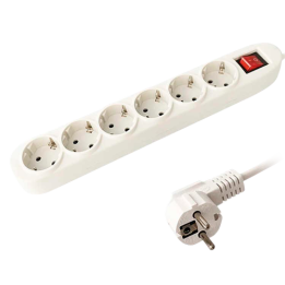 PDU-6P-SWITCH MARCA BLANCA 16A Leitungsschutzschalter