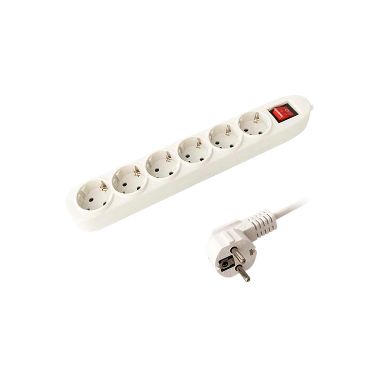 PDU-6P-SWITCH MARCA BLANCA 16A Leitungsschutzschalter