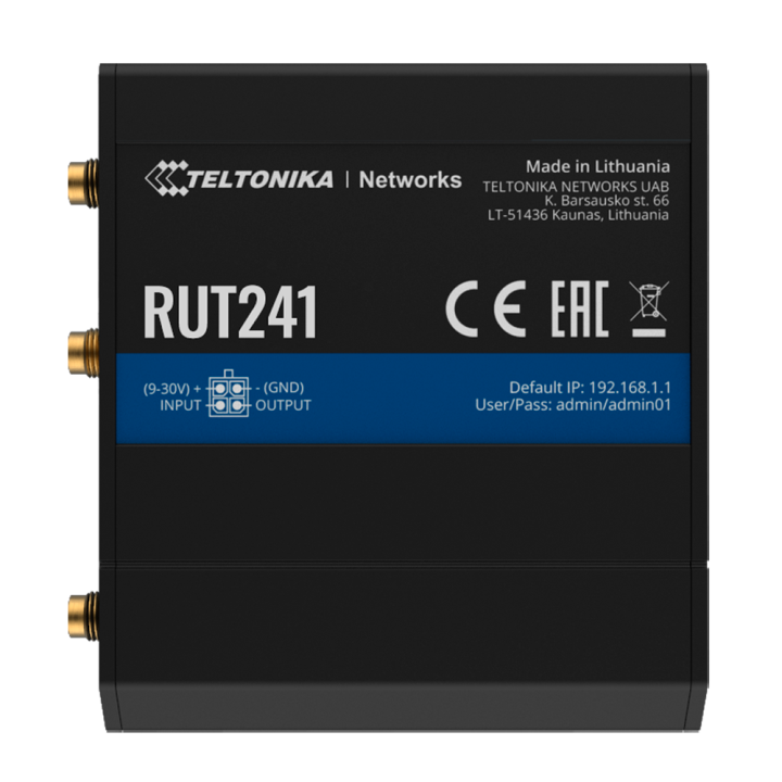 Routeur TELTONIKA TK-RUT241 - Wi-Fi 4/N, 100 Mbit/s
