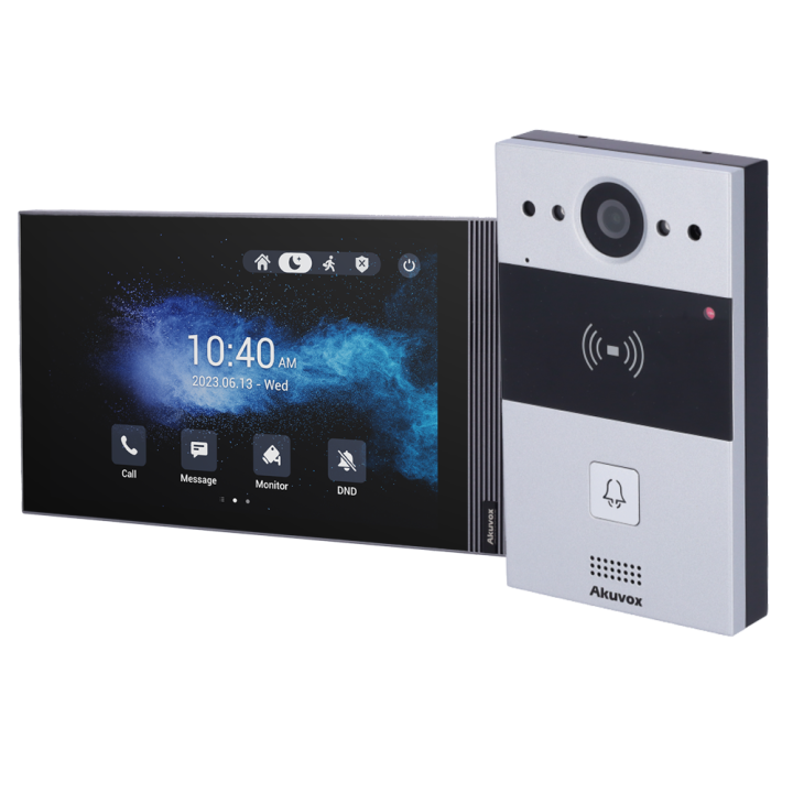 AKUVOX AK-KIT05-IP-ANDROID Kit interphone vidéo IP PoE
