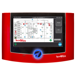 TECNOFIRE TF-TFT-7SC panneau tactile sécurité