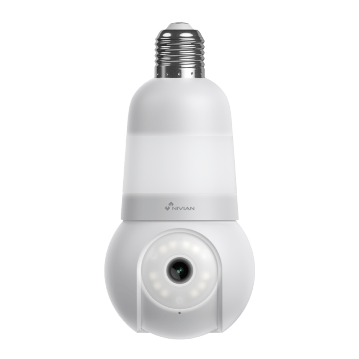 NVS-IPC-BULB2-L360 NIVIAN 4MP PTZ Caméra IP Wi-Fi PoE ONVIF