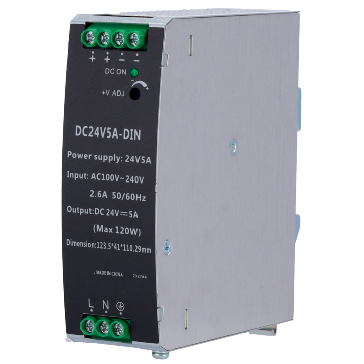 MARCA BLANCA DC24V5A-DIN DIN-rail Power Supply 24V 5A 120W
