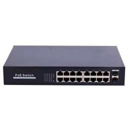 MARCA BLANCA SW1816POE-GF-250-E Managed PoE Switch 11-Port Gigabit