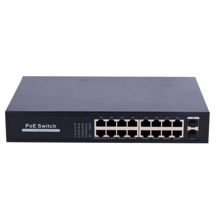 MARCA BLANCA SW1816POE-GF-250-E Managed PoE Switch 11-Port Gigabit