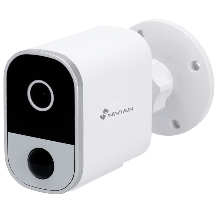 NIVIAN RETAIL NVS-IPC-03-BAT Cámara domo de velocidad PTZ 2MP 1080p Wi-Fi PoE IP65 para exteriores con visión nocturna
