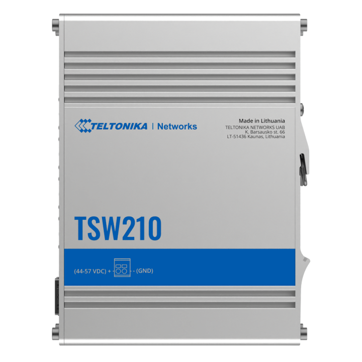 TELTONIKA TK-TSW210 5-Port Gigabit PoE+ Switch