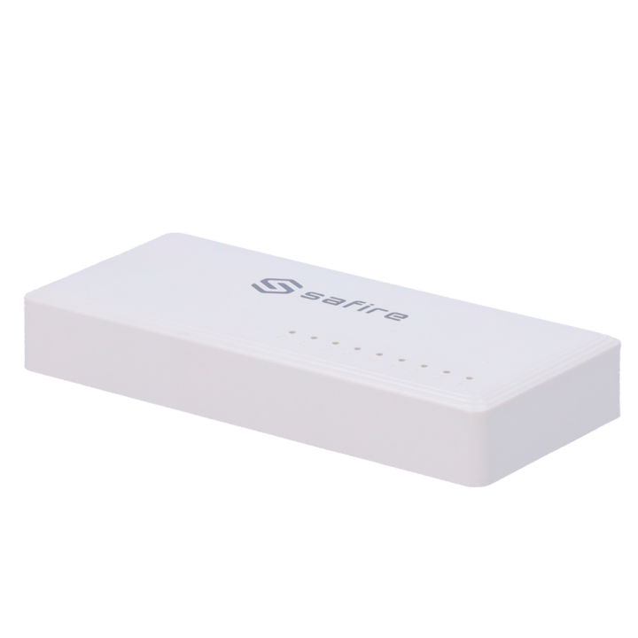 SAFIRE SF-SW08-G Switch Gigabit PoE gestito a 5 porte