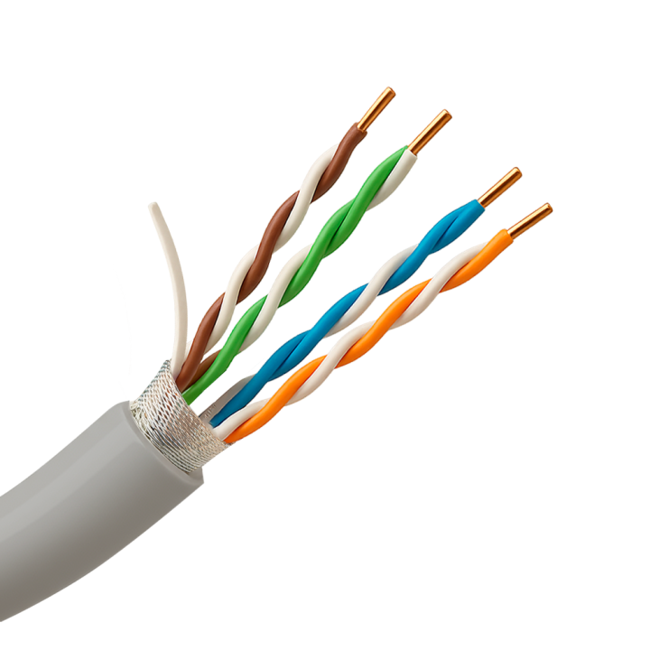SAFIRE FTP6-305-BC-Eca Cat6 U/UTP Kabel 305m, blankes Kupfer
