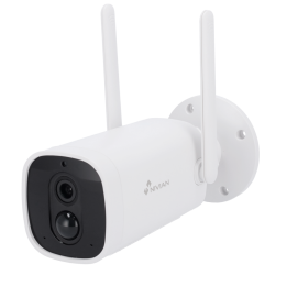 NIVIAN RETAIL NVS-IPC-06-BAT Cámara IP PTZ 2MP 1080p Wi-Fi PoE IP65 Domo de velocidad para exteriores con visión nocturna y ranu