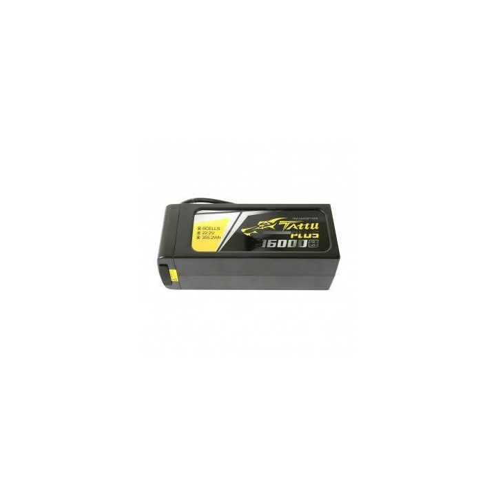 Bateria LiPo Tattu Plus 16000mAh 22,2V 15C 6S1P ze złączami AS150+XT150