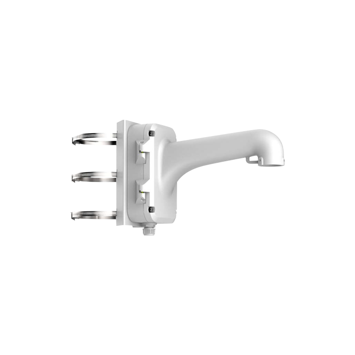 Hikvision DS-1604ZJ-POLE Soporte de montaje en poste para cámaras bullet, aluminio, blanco