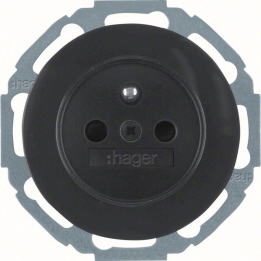Panel czołowy FTP Hager WL2180 2xRJ45 kat.6 - biały