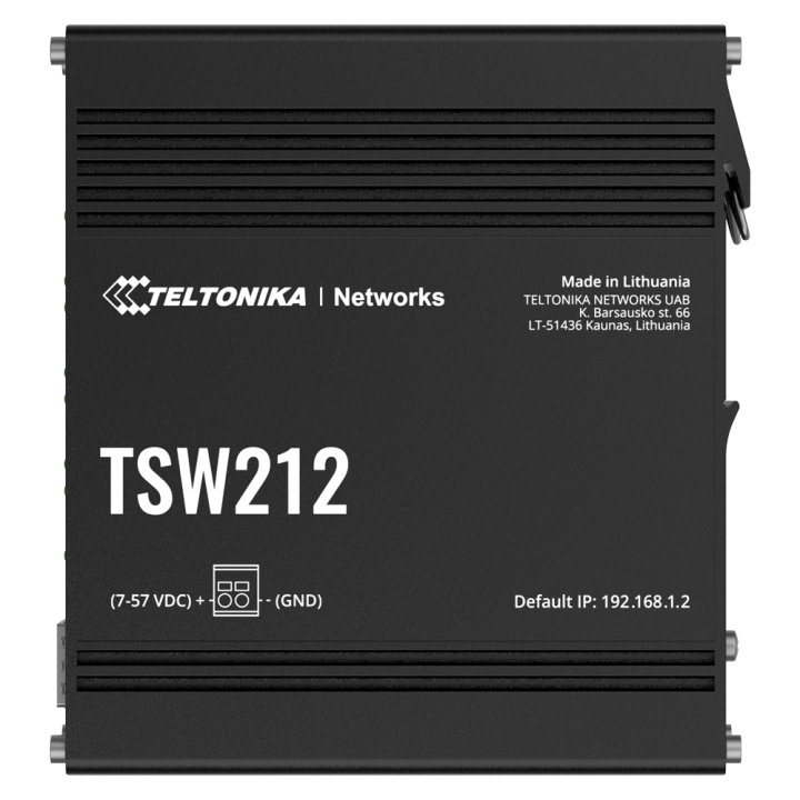 TELTONIKA TK-TSW212 Managed Gigabit PoE Switch, 5 Ports