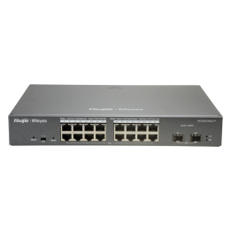 REYEE RG-ES218GC-P Managed Gigabit PoE Switch, 11 Ports