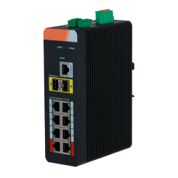 X-SECURITY XS-SWI1008HIPOE-MGF-120-DIN Managed PoE Switch, 5 Gigabit Ports, 120W PoE Budget, DIN Rail