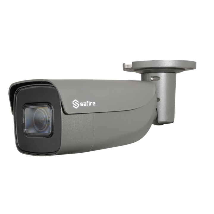 SAFIRE SF-IPB798ZWAG-8P-HV Caméra IP Bullet IP67 avec Wi-Fi, PoE, Varifocal 2,8-12 mm, Audio, microSD jusqu'à 256 Go