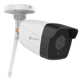 SAFIRE SF-IPB022HA-2EW Caméra Bullet IP/PoE IP66 avec objectif 2,8 mm, micro intégré et emplacement microSD