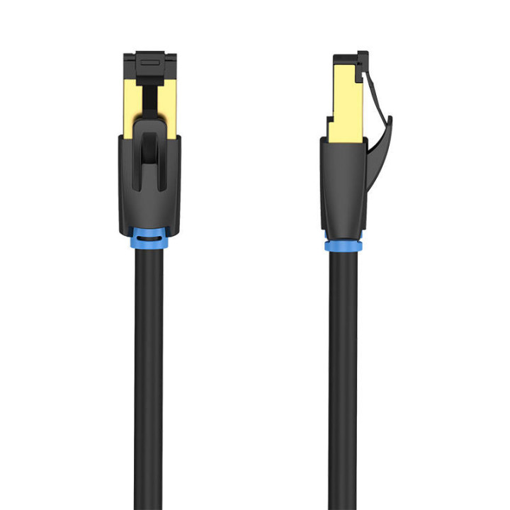 Kabel Ethernet Vention IKABF CAT8 SFTP RJ45 40 Gb/s 1 m Czarny