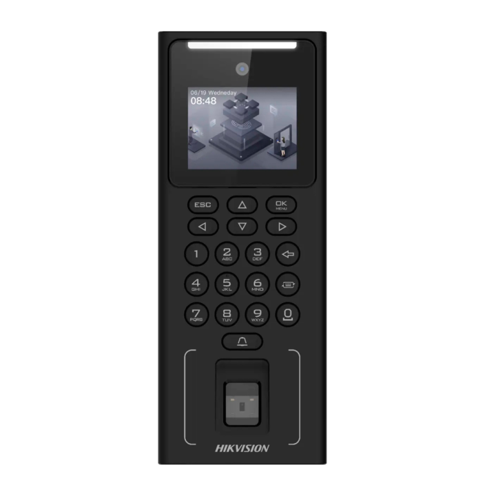 Dispositivo de seguridad HIKVISION DS-K1T321EFX - Terminal de control de acceso con reconocimiento facial