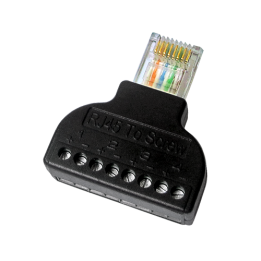 MARCA BLANCA CON300-BLOCK Bloc de connecteur jack Keystone RJ45, Cat5e UTP, blanc