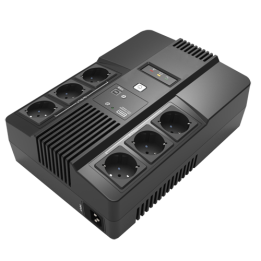 MARCA BLANCA UPS800VA-6 UPS 800W Alimentation sans interruption en veille avec 6 prises