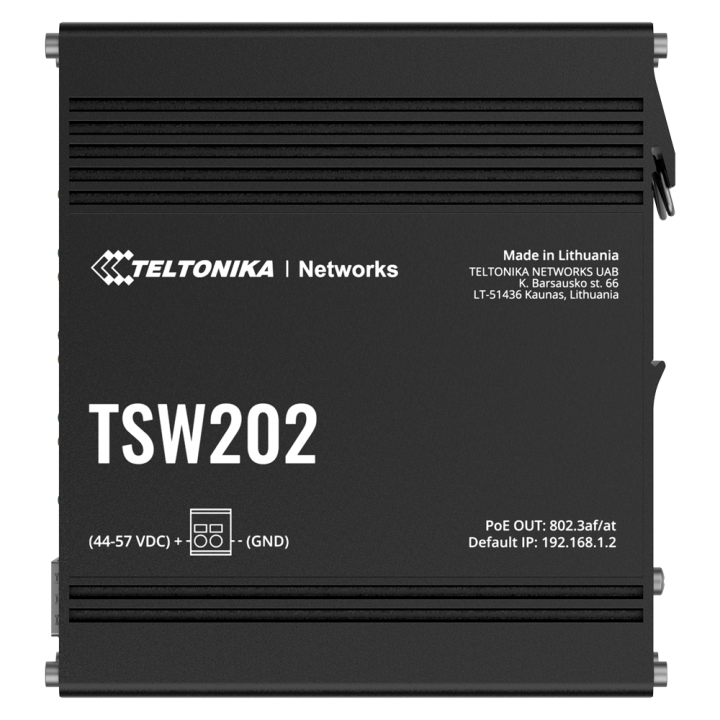TELTONIKA TK-TSW202 5-Port Gigabit Managed PoE Switch